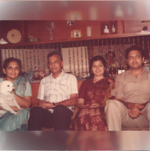Day of Nirmal and Savita's engagement (1985)