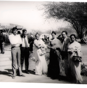 On an outing with family and friends - Mr. and Mrs. Y.N. Bahl