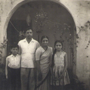 With family in Karnal (~1964)
