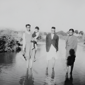 With parents and daughter (Bharti) in Chandigarh (~1954)